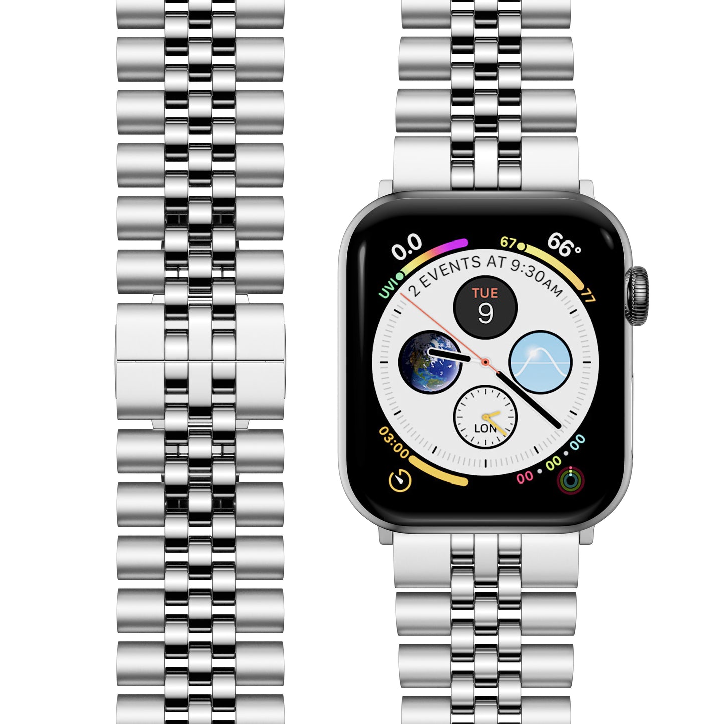 Pulseira de Aço para relógio Apple