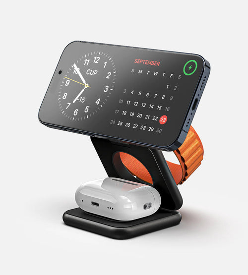 Carregador Magnético Weitz dobrável 3 em 1